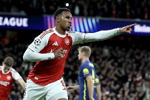 重大伤缺!当加布里埃尔出战时,阿森纳联赛胜率64.3%,反之则40% 重大伤缺!当加布里埃尔出战时,阿森纳联赛胜率64.3%,反之则40%